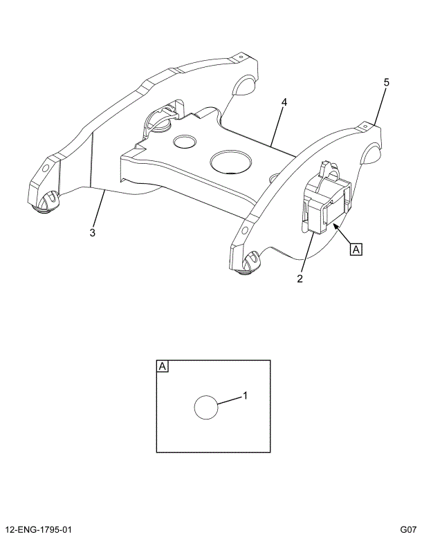 1876829C94 PLATE ASSY DUAL ROCKER FULCRUM