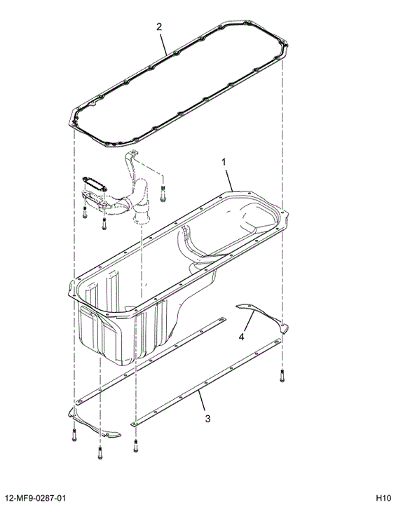 1876974C92 PAN,KIT, OIL PAN W/STIFFENER R