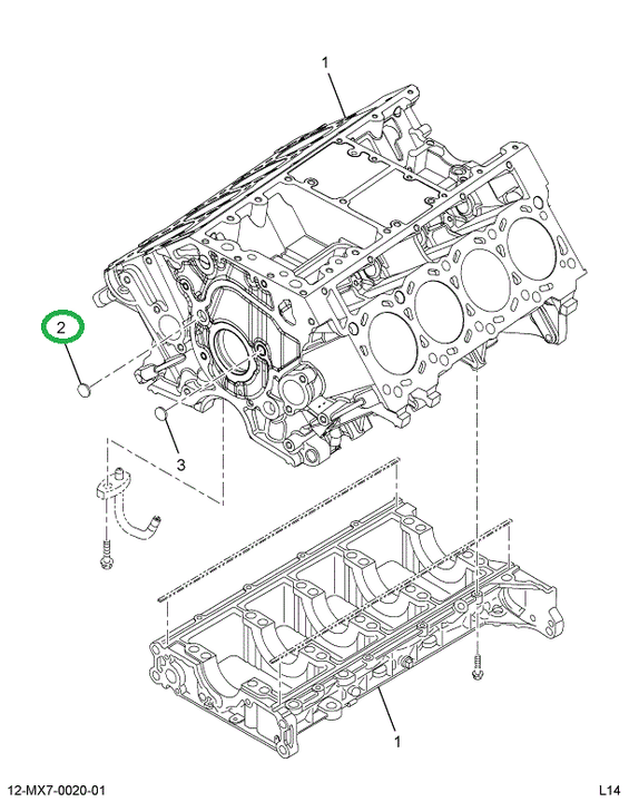 1876980C1 Plug, Orifice Coolant Passage