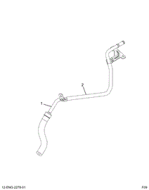 1877556C91 TUBE ASM CLNT TO FUEL CLR W/IN