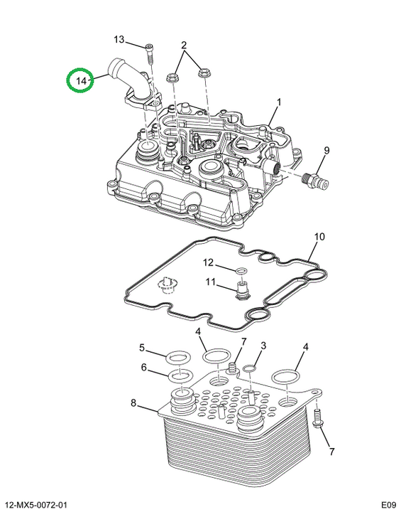 1877579C1 Fitting, Egr, Elbow, Supply Ex