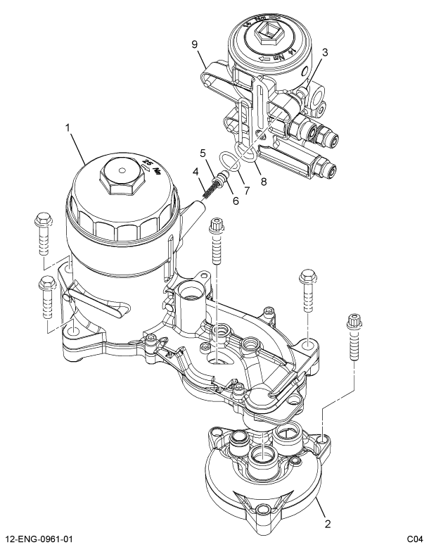 1877843C93 FILTER ASSY OIL & FUEL