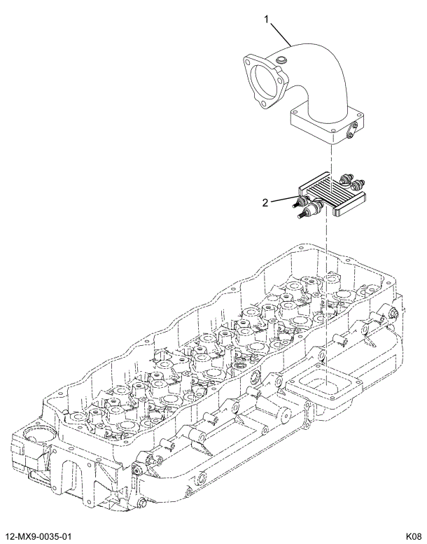 1878456C1 DUCT ASSY MIXING W/HEATER