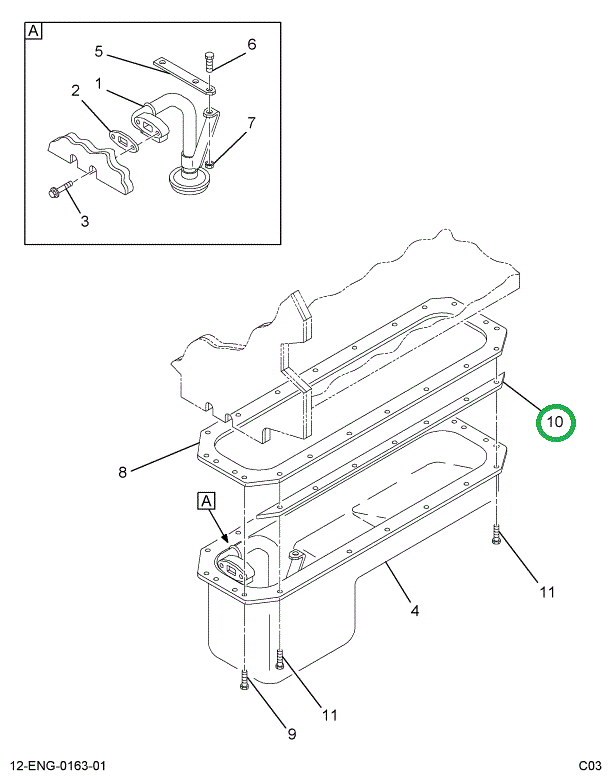 1879473C1 BAR  OIL PAN MOUNTING