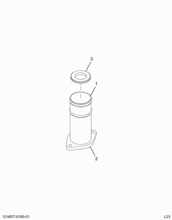 1879741C2 TUBE ASY WATER OUTLET STRAIGHT