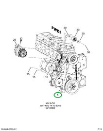 1879842C1 BELT FAN 10PK  1903MM