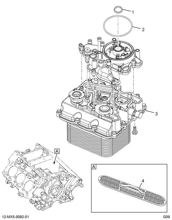 1880007C93 COVER,KIT OIL COOLER COVER ASS