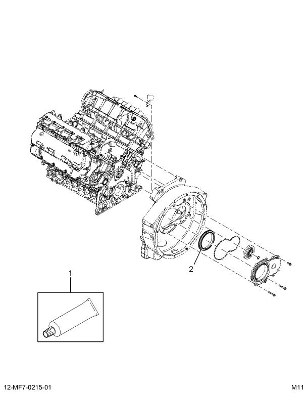 1880092C91 SEAL,KIT CRANKSHAFT REAR SEAL