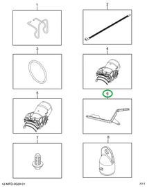 1880854C1 BRACKET CAM SENSOR