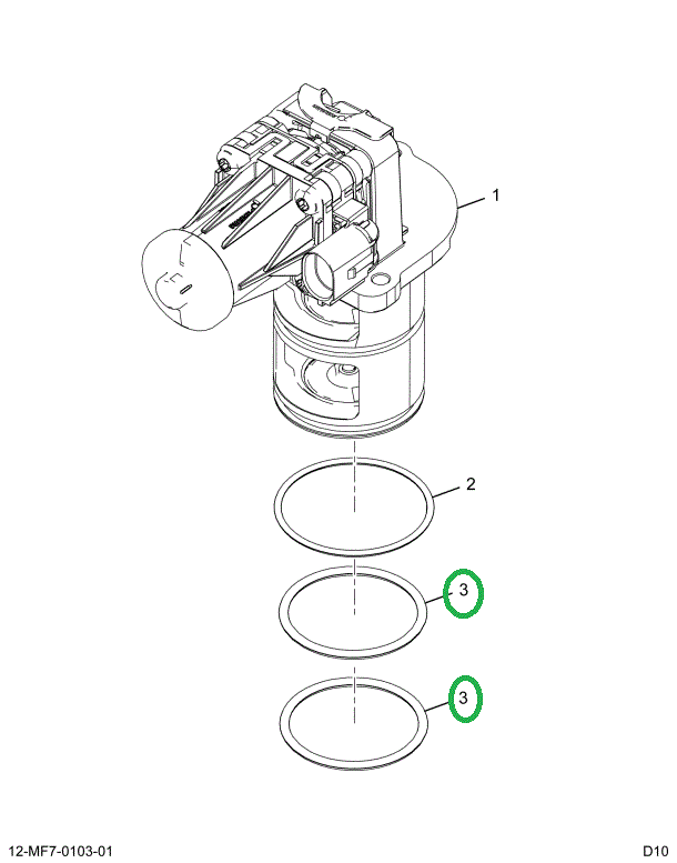 1881384C1 GASKET,RING O 2-226 3.53 X 50.