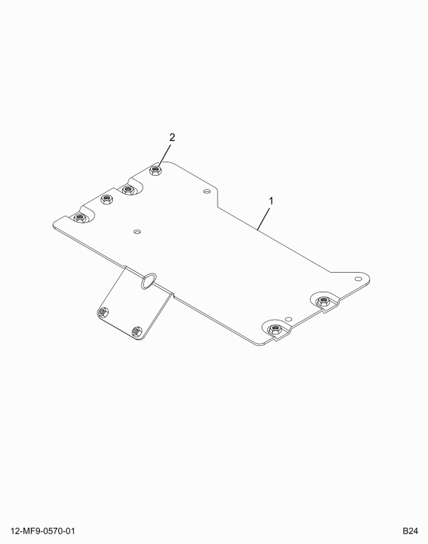 1881773C1 SUPPORT ASSY  ECU