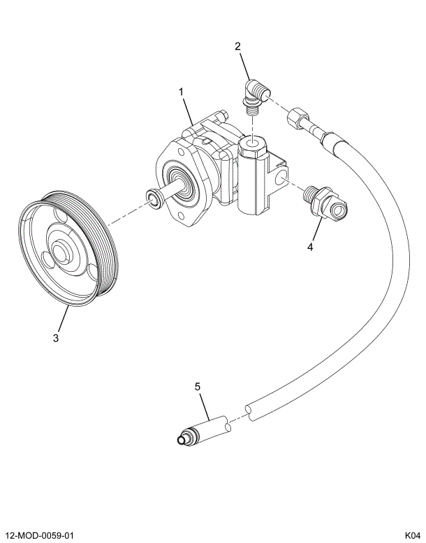 1882111C93 PUMP ASSEMBLY, POWER STEERING