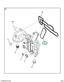 1882123C1 GASKET HOUSING TO CRNKCS COOLN