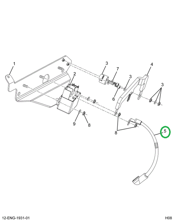 1882163C1 HARNESS ENGINE MIAH