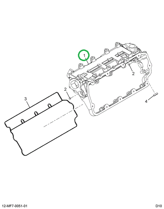 1882458C3 COVER,BASE VLV COV & INTK MANF