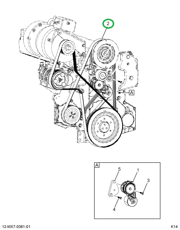 1882927C1 BELT FAN  10PK2415