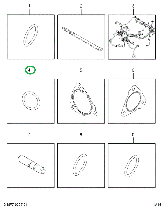 1883660C1 GASKET V-BAND TURBO