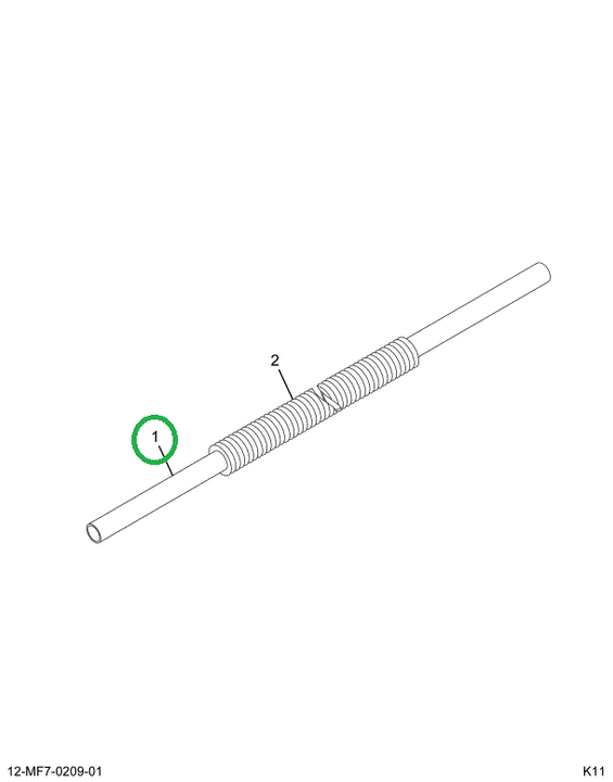 1883684C1 HOSE AIR COOLANT RETURN