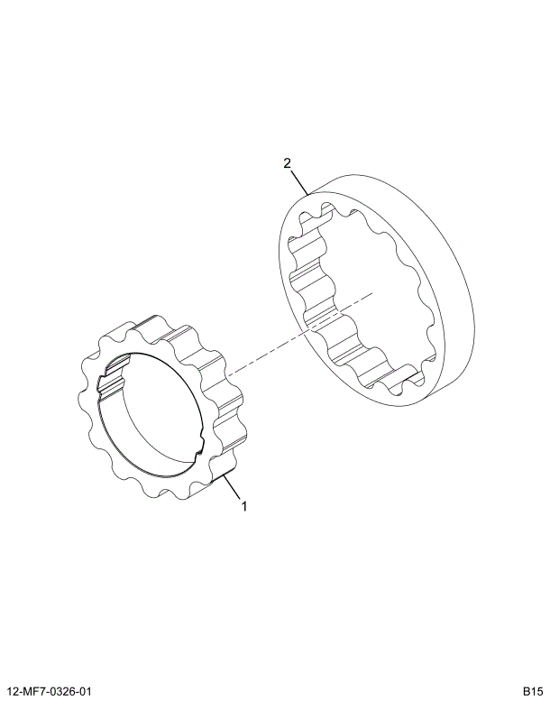 1884414C1 GEAR,ROTOR  ASSEMBLY OIL PUMP