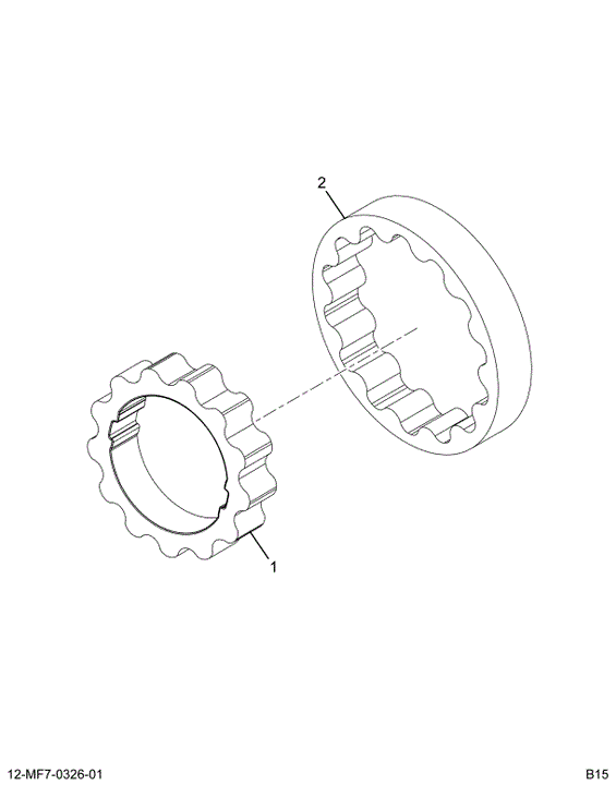 1884414C1 GEAR,ROTOR  ASSEMBLY OIL PUMP