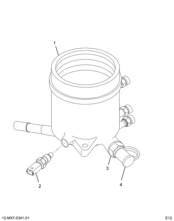 1884569C91 KT SENSR,KIT FUEL FLTR HOUSING