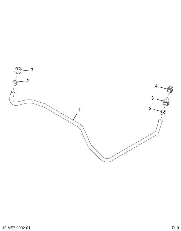 1884616C1 TUBE ASY PRESSURE PWR STEERING