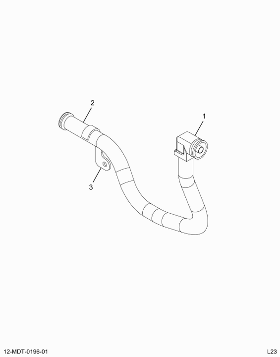 1884624C1 TUBE ASSY  OIL COOLER DRAIN