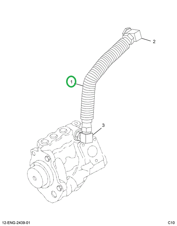 1884829C92 Kit High Pressure Hose Assembl