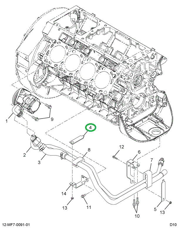 1884937C1 STRAP ASSY TUBE SUPPORT