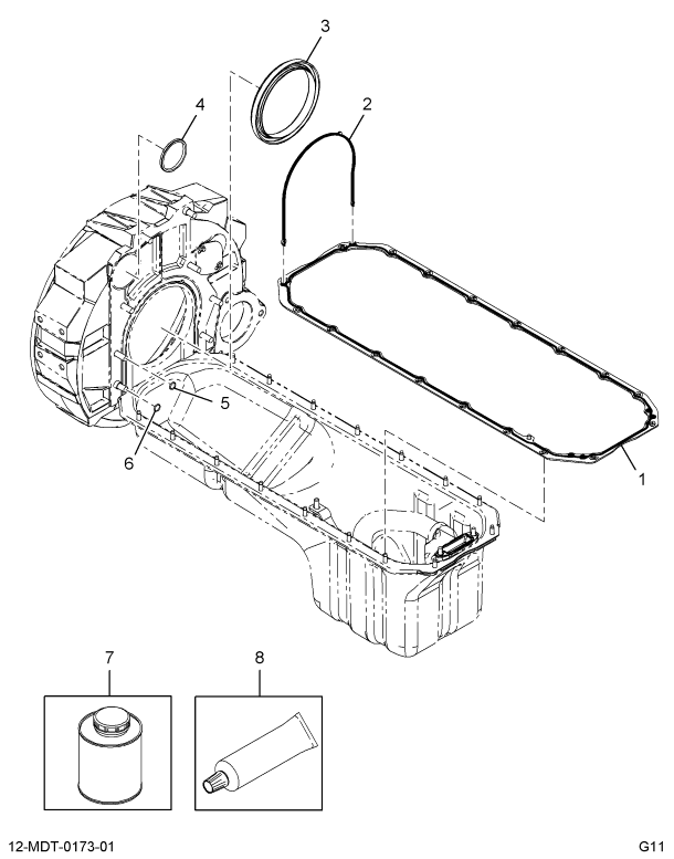 1885024C92 HOUSING,KIT FLYWHEEL HOUSING S