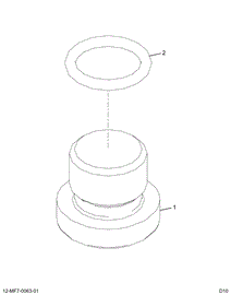 1886466C91 PLUG ASSY M16 STRAIGHT THREAD