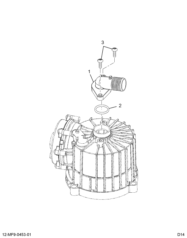 1886471C92 ELBOW,KIT, BREATHER OUTLET