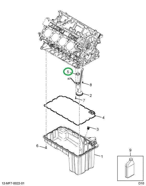 1886589C1 TUBE,GASKET TUBE OIL PICK UP