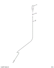 1888200C93 GAUGE ASSY OIL LEVEL