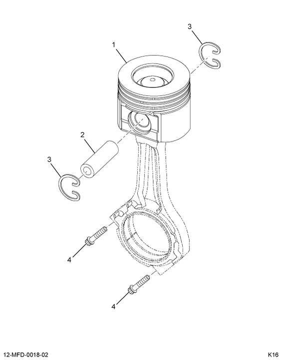 1889068C95 PACKAGE,KIT, PISTON, SLEEVE, R