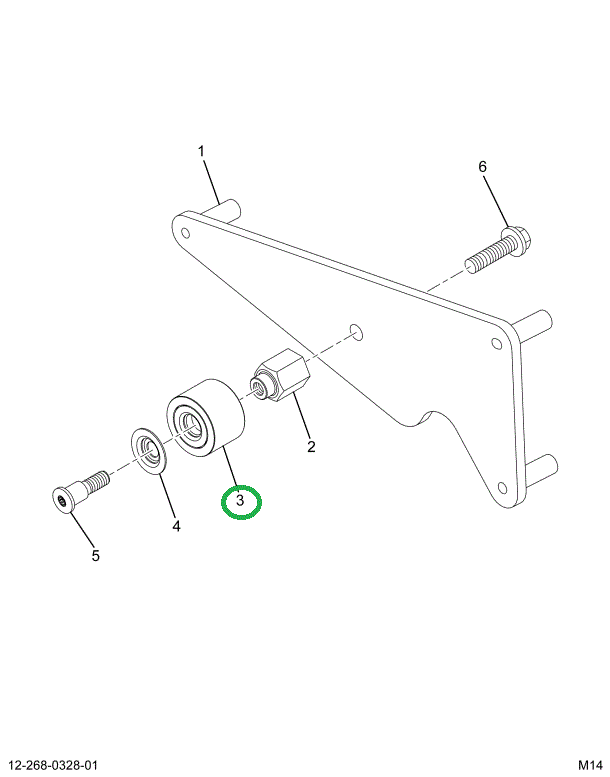 1889098C1 PULLEY FAN DRIVE OR IDLER  ALT