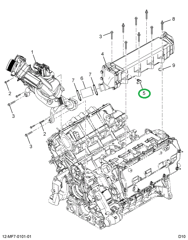 1889182C1 ELBOW EGR VENT