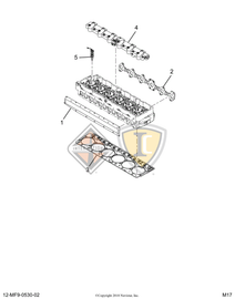 1889321C95 HEAD,KIT, CYLINDER HD SEAL, MA