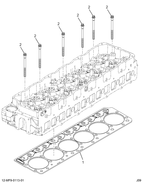 1889322C92 GASKET,CYLINDER HEAD GASKET KI