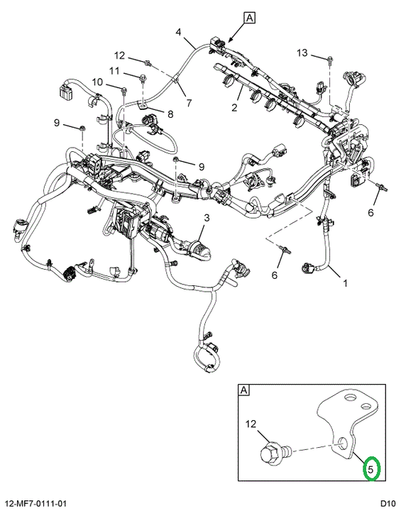 1889567C1 Support Harness Connector