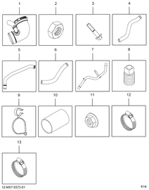 1889886C91 BREATHER,KIT OPEN BREATHER