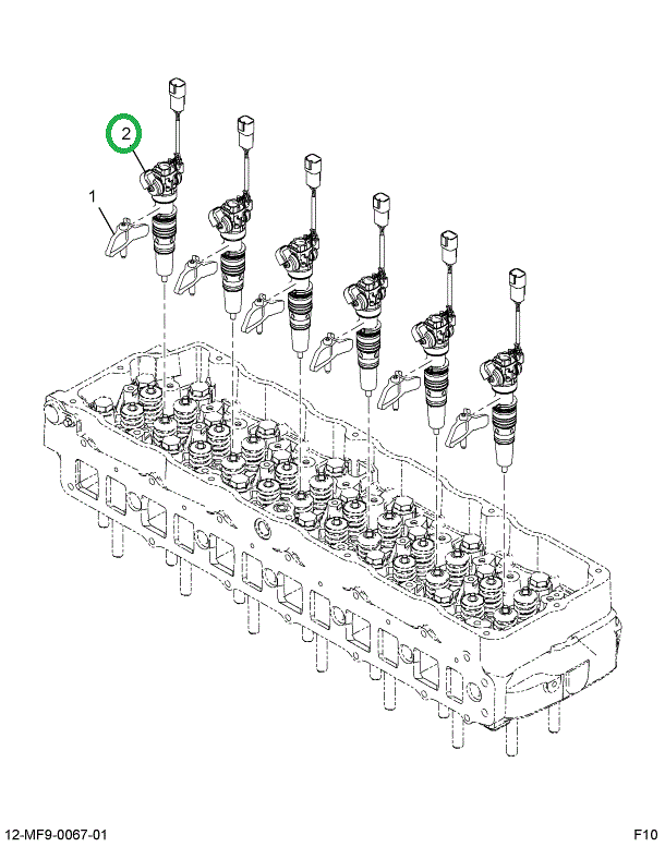 1890055C91 Injector Assembly Fuel W/seals