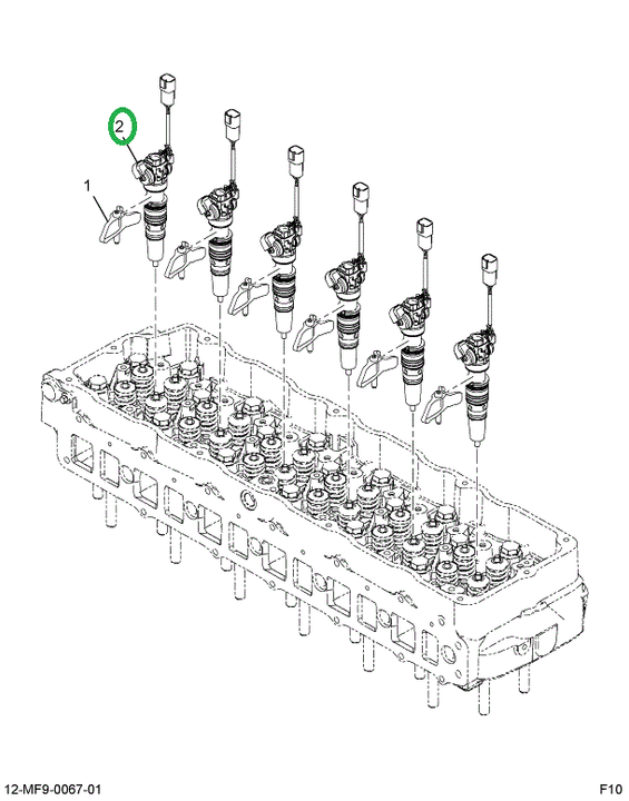 1890055C92 Injector Assembly W/seals