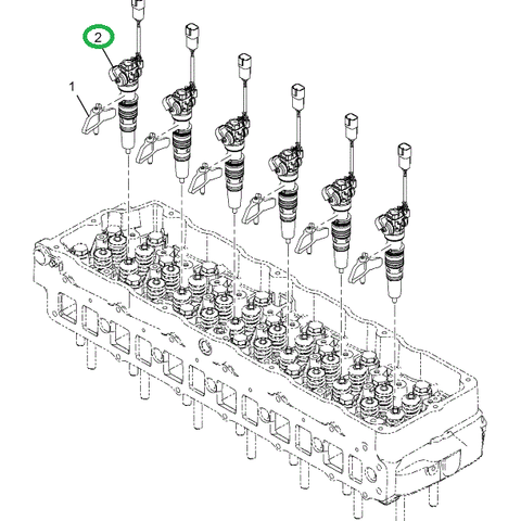 1890057C91 Injector Assembly Fuel W/seals