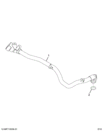 1890248C91 TUBE  ASSEMBLY SUPPLY HEATER