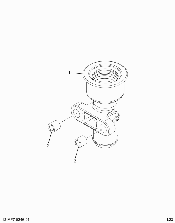 1891020C1 TUBE ASSY OIL FILL