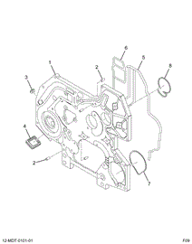 1891415C94 COVER, ASSY FRONT -REAR HALF
