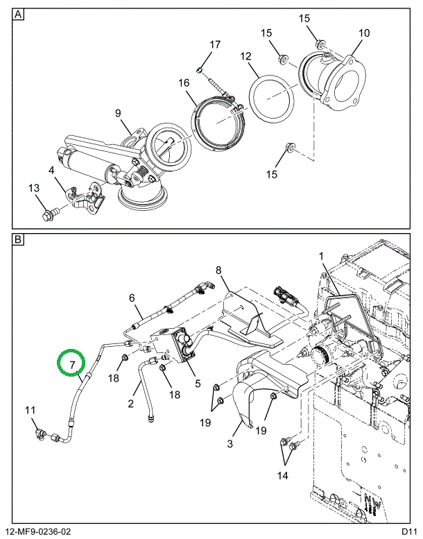 1891479C2 TUBE,HOSE EXH BRAKE VALVE TO A