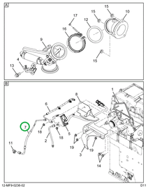1891479C2 TUBE,HOSE EXH BRAKE VALVE TO A