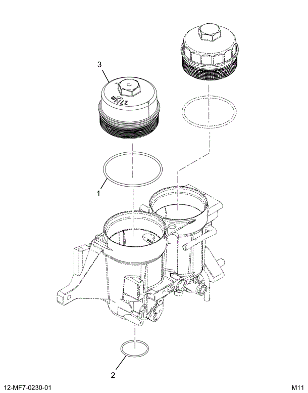 1891657C92 FILTER,PRIMARY FUEL FLTR CAP &